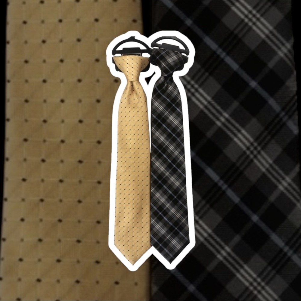 Chaps Boys Clip-on Ties